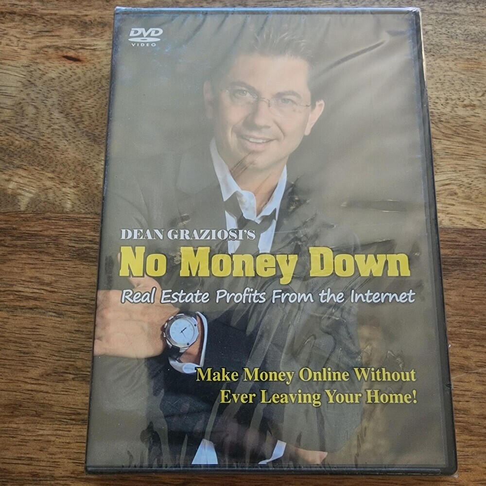 Dean Graziosi's No Money Down DVD Internet Real Estate Make Money New Sealed